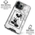 Disney Mickey Mouse Shape on Marble iPhone 16 Pro Clear Case
